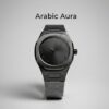 Aura Arabic stainless steel -trendy men watches