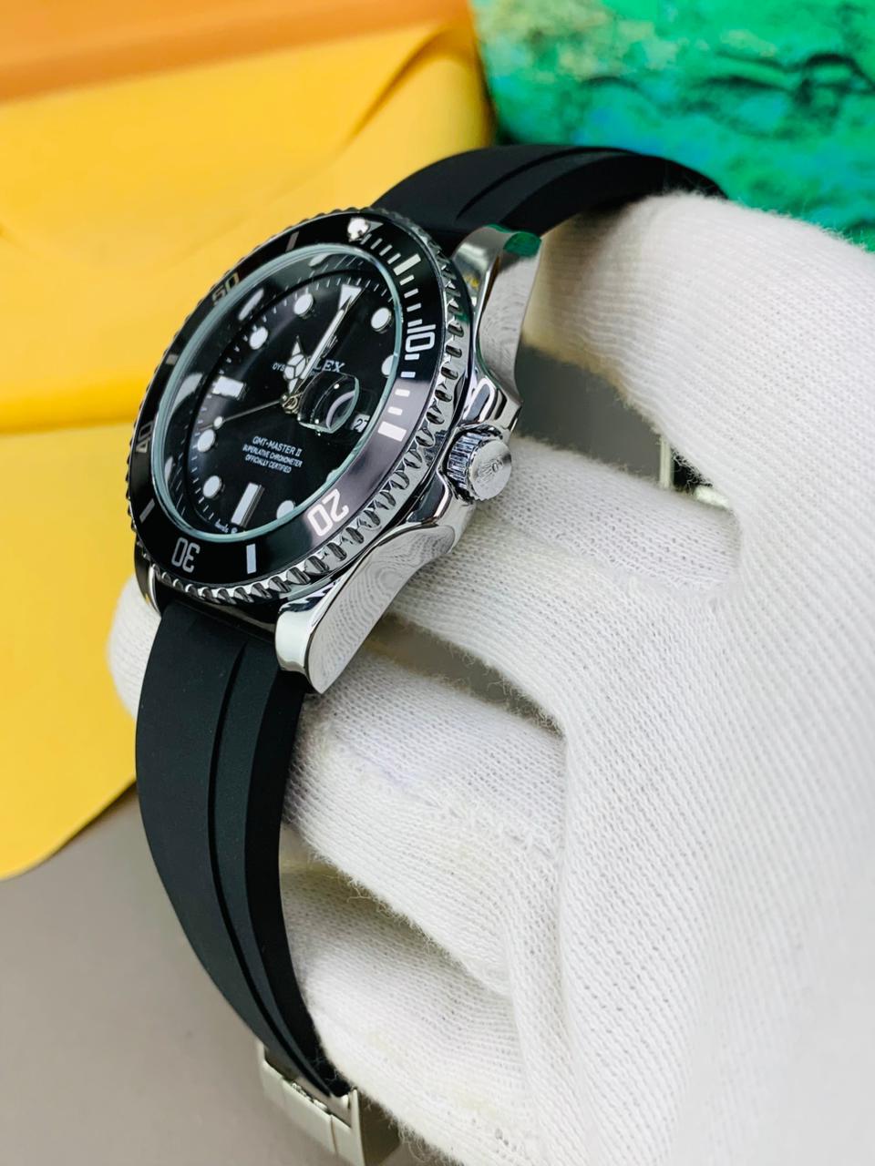 Premium Silicone Strap Quartz Wrist Watch | Cash on Delivery Pakistan