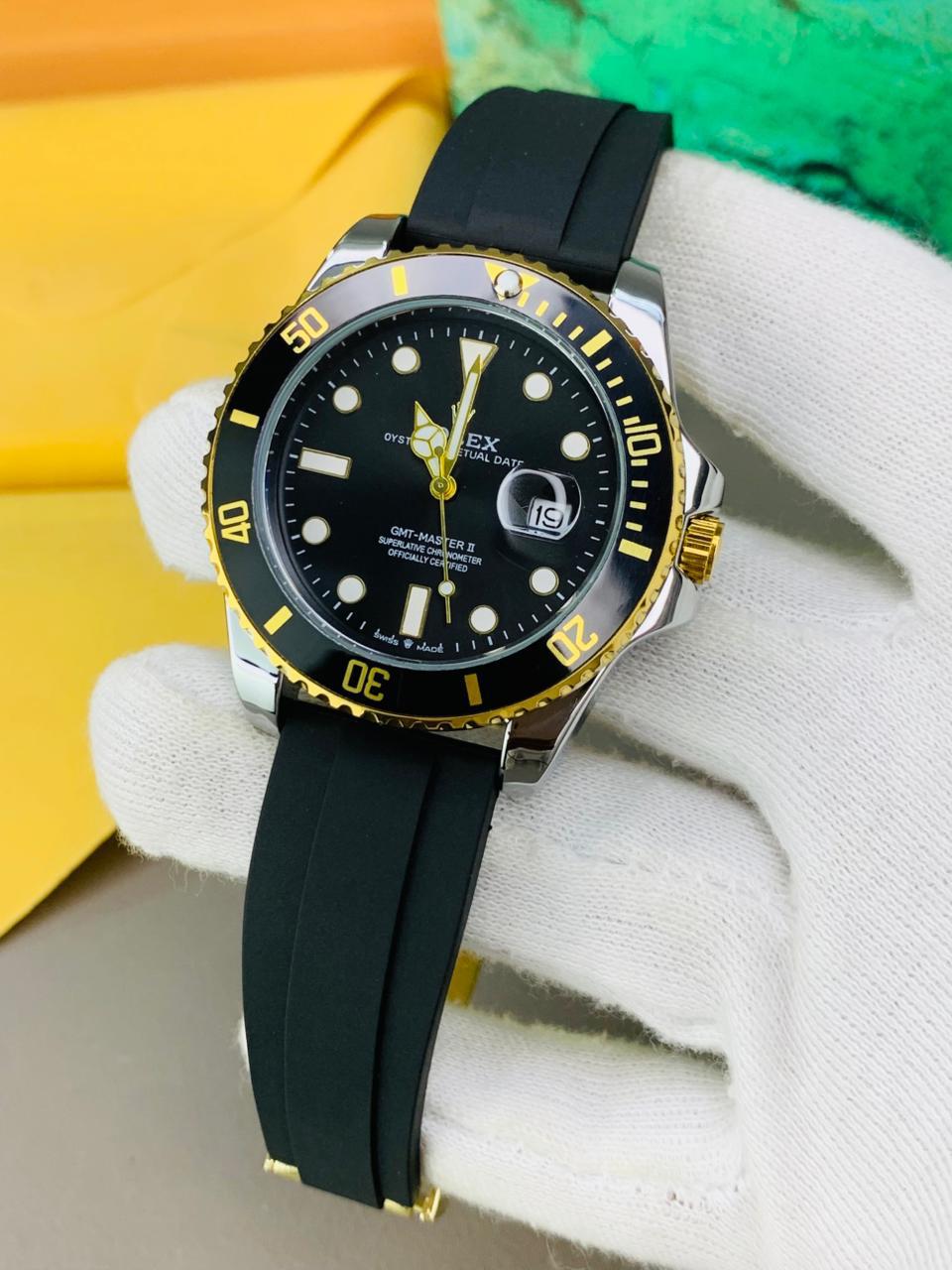Premium Silicone Strap Quartz Wrist Watch | Cash on Delivery Pakistan