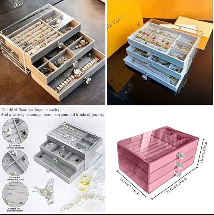 Jewellery Organizer Three layer -jewellery box online shopping