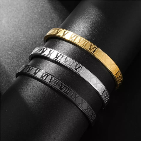 The Roman Numeral Bangle -fashion jewellery online