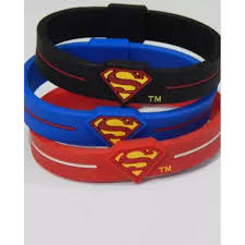 Superman Bands-pack of three -wrist band for gym